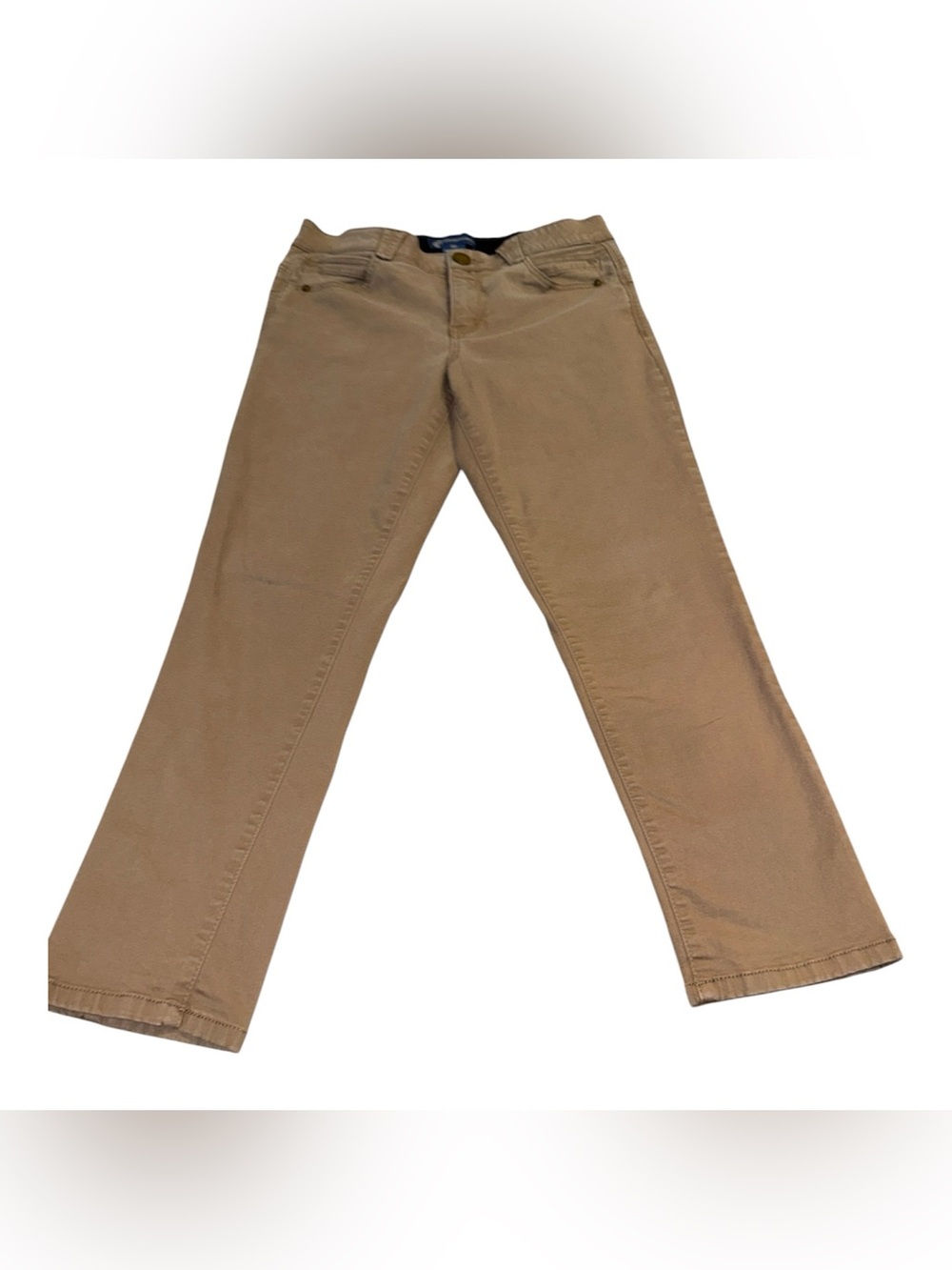 Democracy Ankle Pants in Khaki Tan